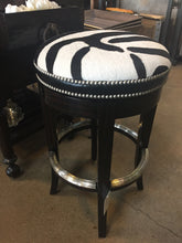 ZEBRANO SWIVEL BARSTOOL