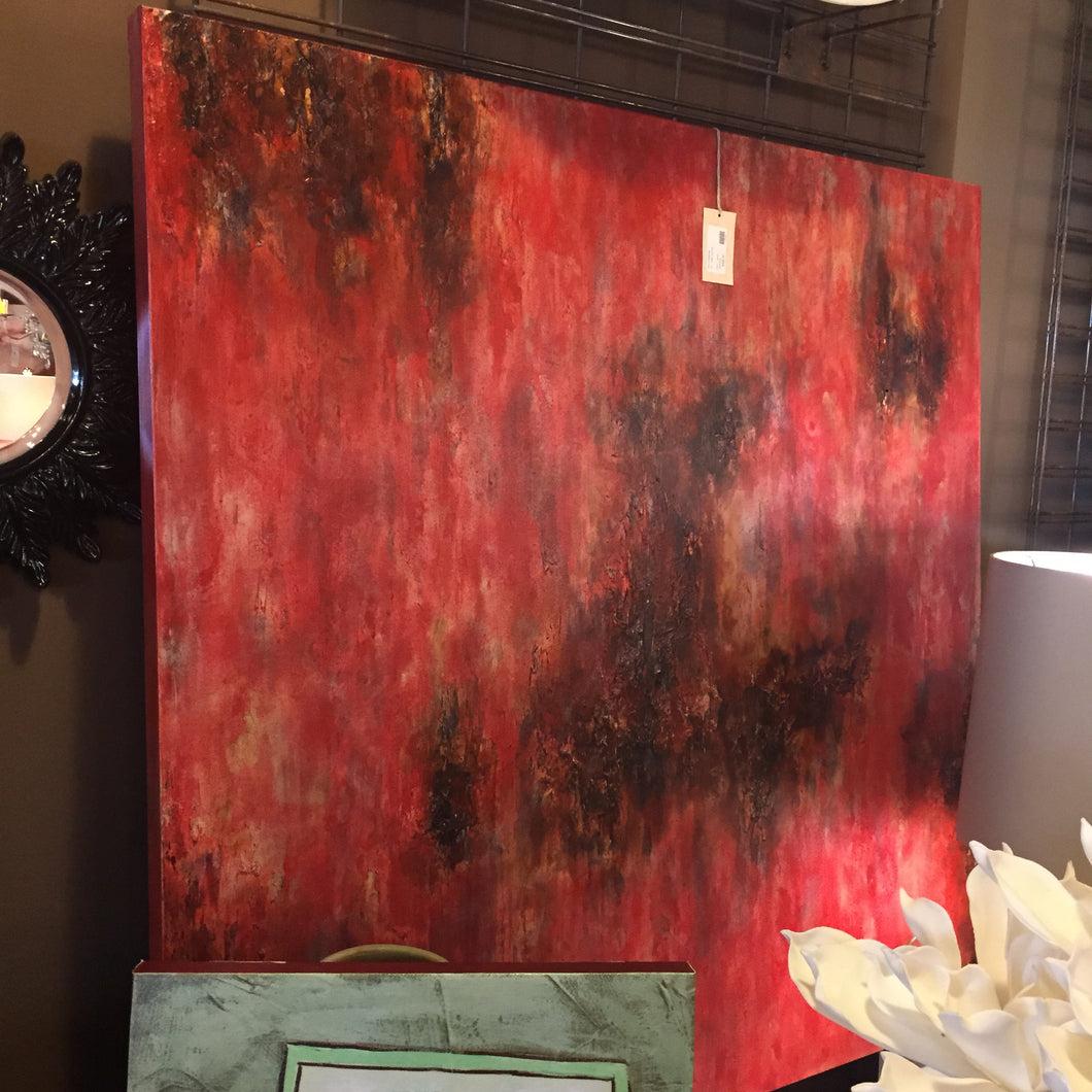 Red Abstract Painting, Home Accessories, Laura of Pembroke