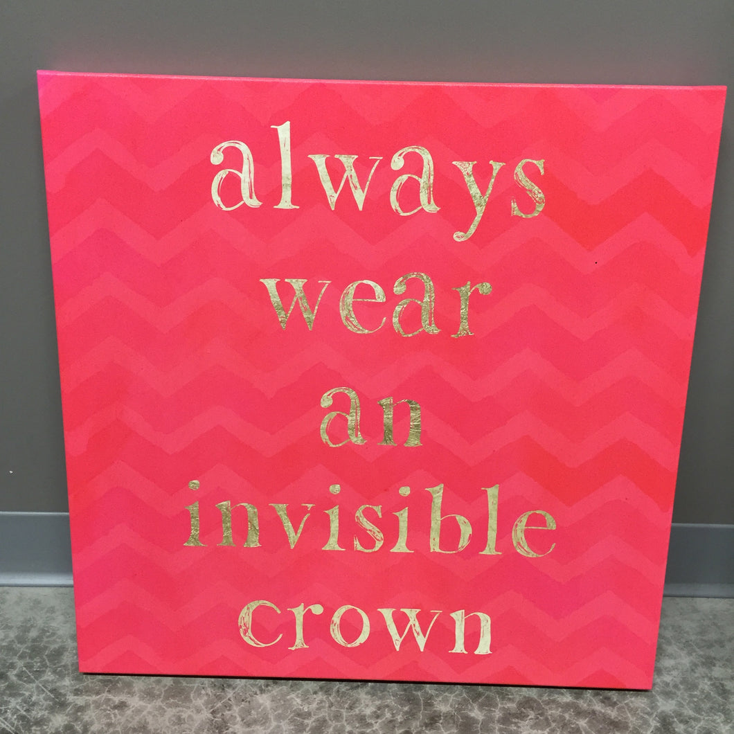 Invisible Crown Art, Home Accessories, Laura of Pembroke