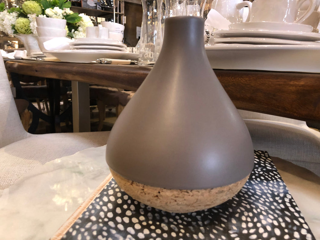 Grey and Cork Vase, Gifts, Laura of Pembroke