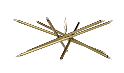 Ikram Chandelier, Antique Brass