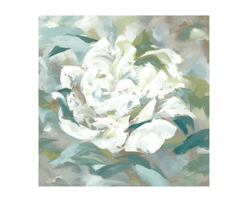 INTO WHITE BLOSSOMS 47X47 ART