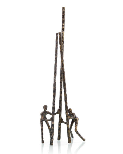 BALANCING BRONZE SCULPTURE