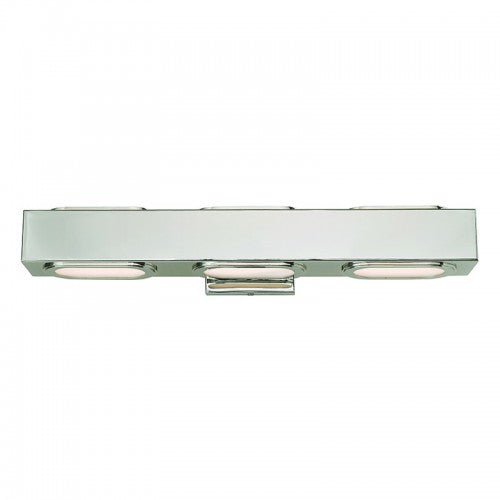 Kimball 3 Light Polished Chrome Bath Vanity, Lighting, Laura of Pembroke