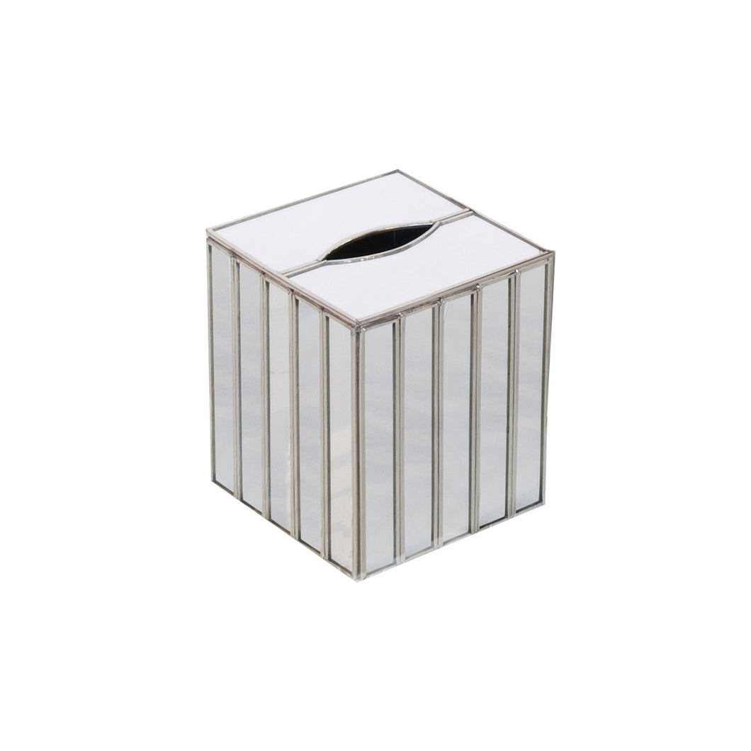 Mirrored Faceted Kleenex Box, Home Accessories, Laura of Pembroke