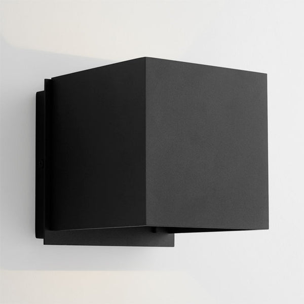 Kubo LED Outdoor Sconce - Black