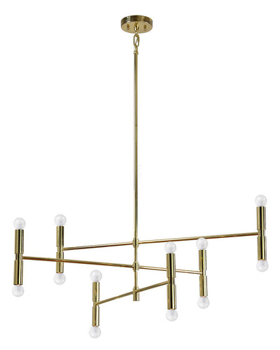 Modern Gold Chandelier, Lighting, Laura of Pembroke