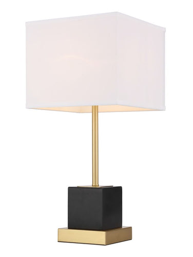 Lana 1 light Brass Table Lamp