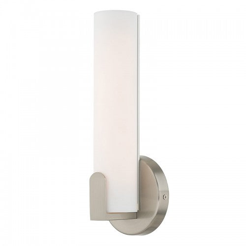Lund 10W LED Brushed Nickel Wall Sconce, Lighting, Laura of Pembroke