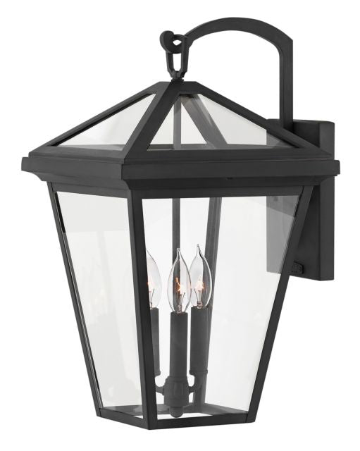 LED Alford Place Museum Black Large Wall Mount Lantern