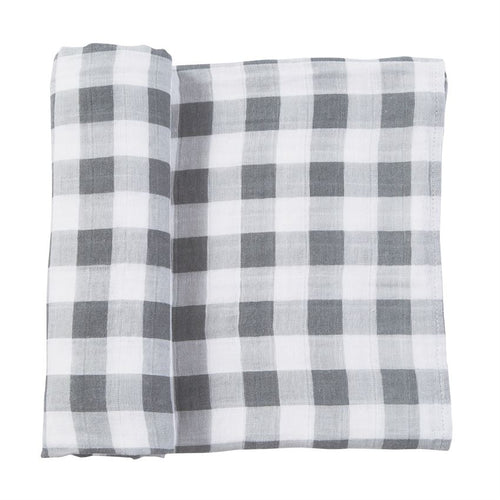 Muslin Gingham Swaddle Blanket