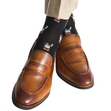 BLACK BOURBON W/CIGAR OTC SOCK