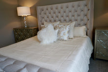 22X18 GLAM IVORY PILLOW