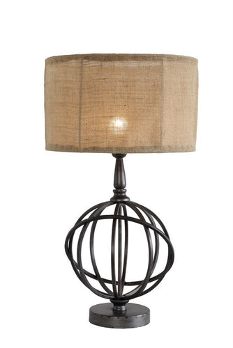 Metal Table Lamp with Shade, Home Furnishings, Laura of Pembroke