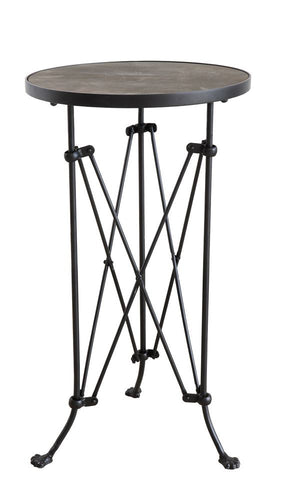 Metal Table w/ Wood Top
