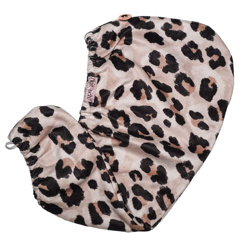 leopard hair towel
