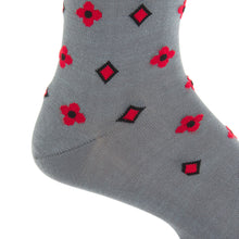 STEEL GREY W/NEATS MC SOCK