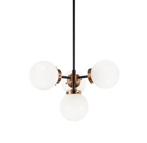 Mid-Century 4 Light Pendant 