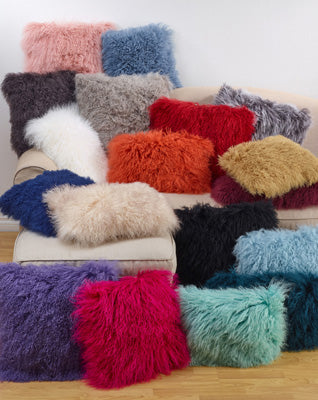 Mongolian Lamb Fur Pillow