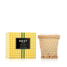 RATTAN CANDLE GRAPEFRUIT