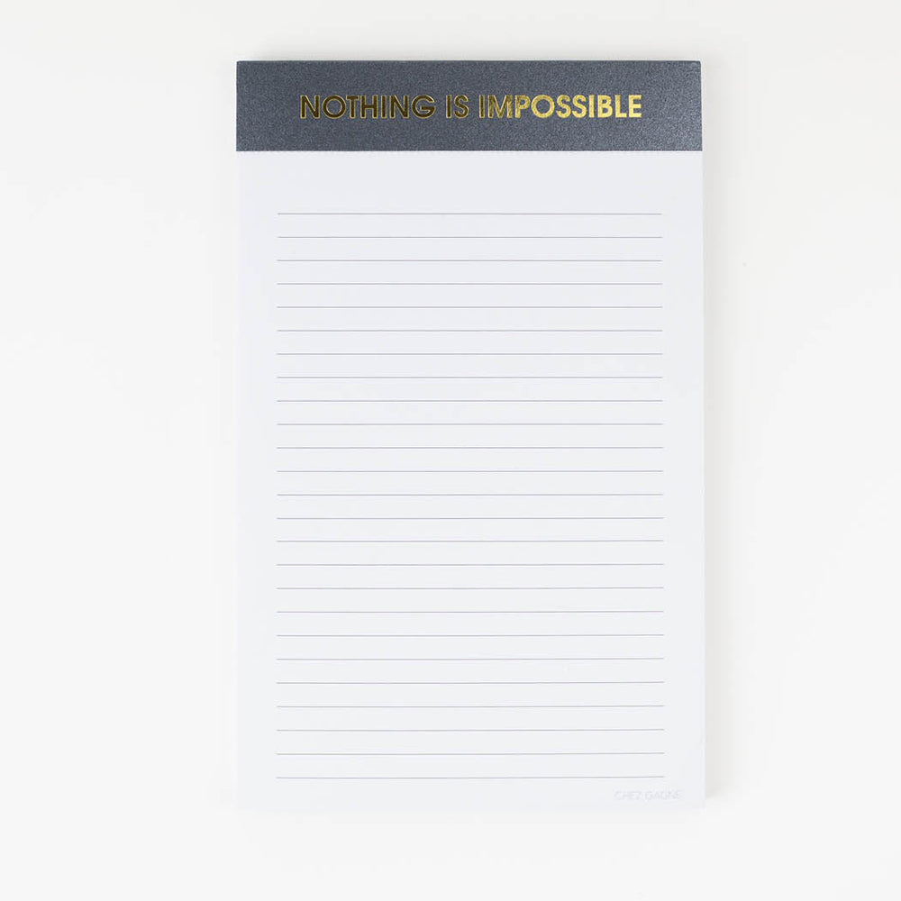NOTHING IS IMPOSSIBLE NOTEPAD