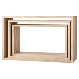 Natural Wood Box Display, Home Accessories, Laura of Pembroke