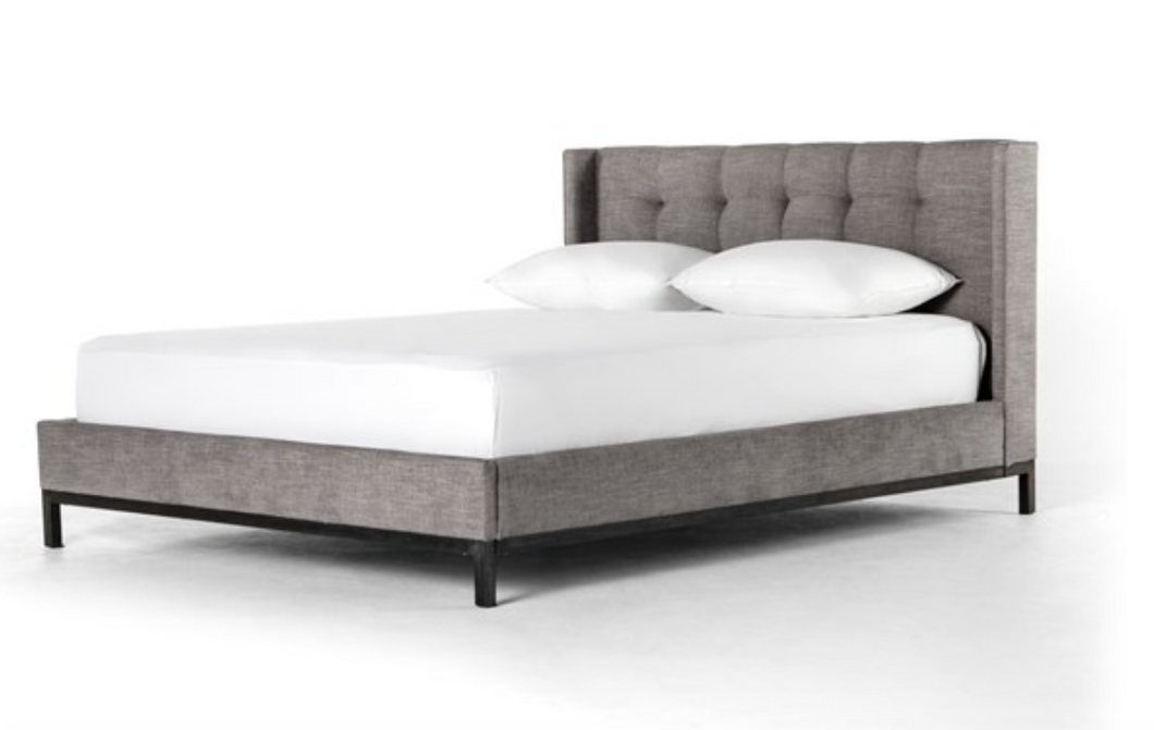 Newhall King Bed-Harbor Grey