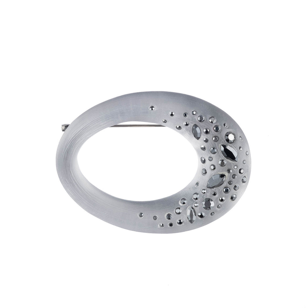 Alexis Bittar Noir Dust Oval Pin - Jewelry - Laura of Pembroke - Ohio ...
