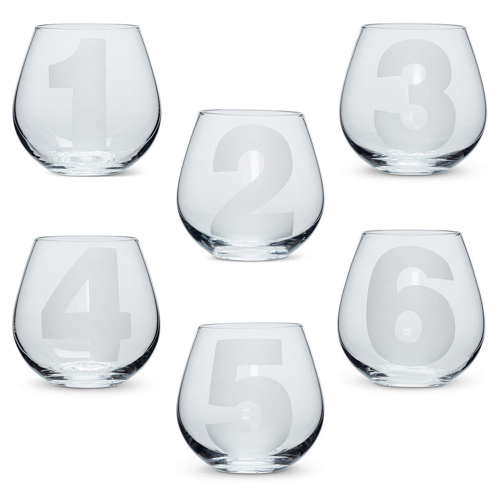 Numbered Stemless Goblet, Gifts, Laura of Pembroke