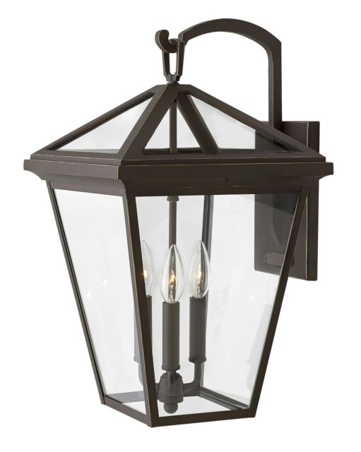 LED Alford Place Oil Rubbed Bronze Large Wall Mount Lantern