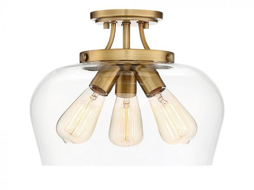 Octave 3 Light Semi Flush
