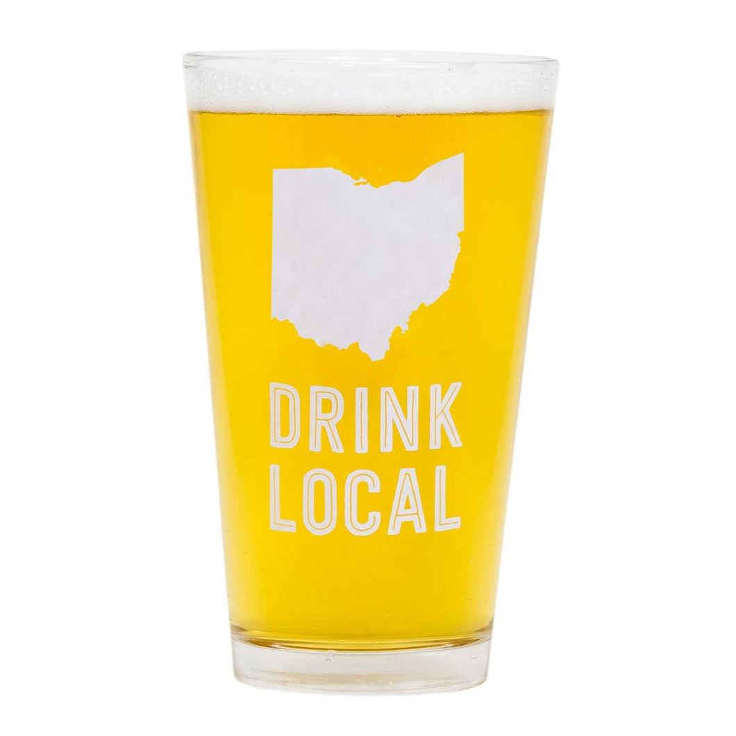Ohio Pint Glass