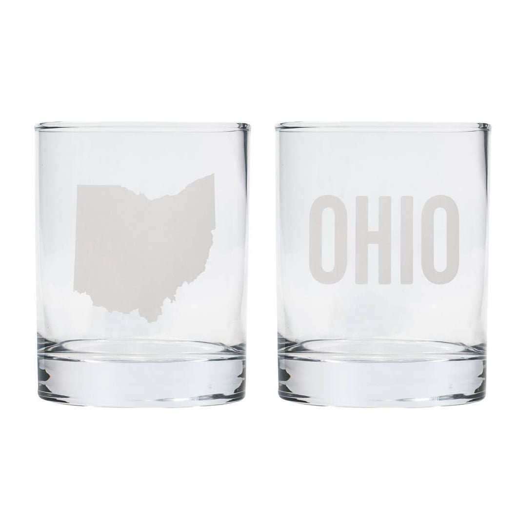 Ohio Rocks Glass Set