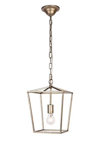 Open Lantern Vintage Silver 1 Light Mini Pendant, Lighting, Laura of Pembroke