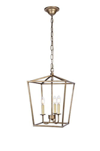 Open Lantern Vintage Silver 3 Light Chandelier, Lighting, Laura of Pembroke