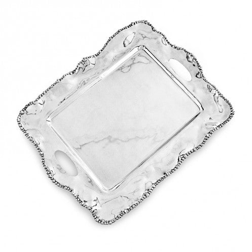 Organic Pearl Kristi Rectangular Tray with Handles, Gifts, Beatriz Ball, Laura of Pembroke