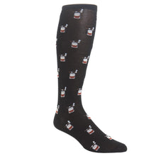 BLACK BOURBON W/CIGAR OTC SOCK