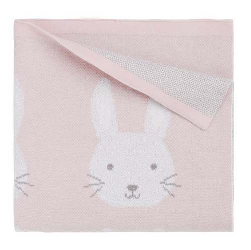 Pink Bunny Blanket