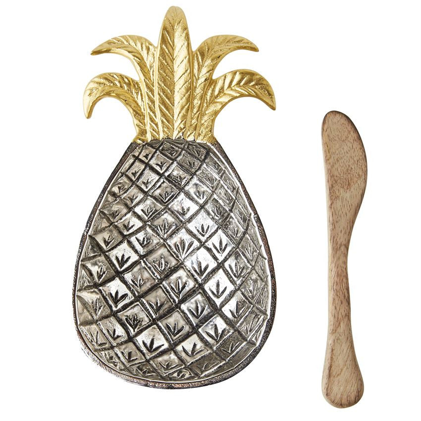 Pineapple Metal Bowl Set, Gifts, Mud Pie, Laura of Pembroke