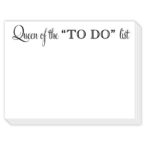 QUEEN OF THE TO DO LIST SLAB PAD