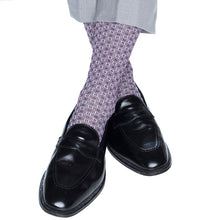 ROYAL PURPLE, ASH, LAVENDER AND SKY BLUE GRID 