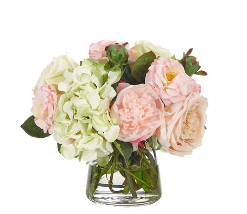 ROSE/PEONY IN GLASS