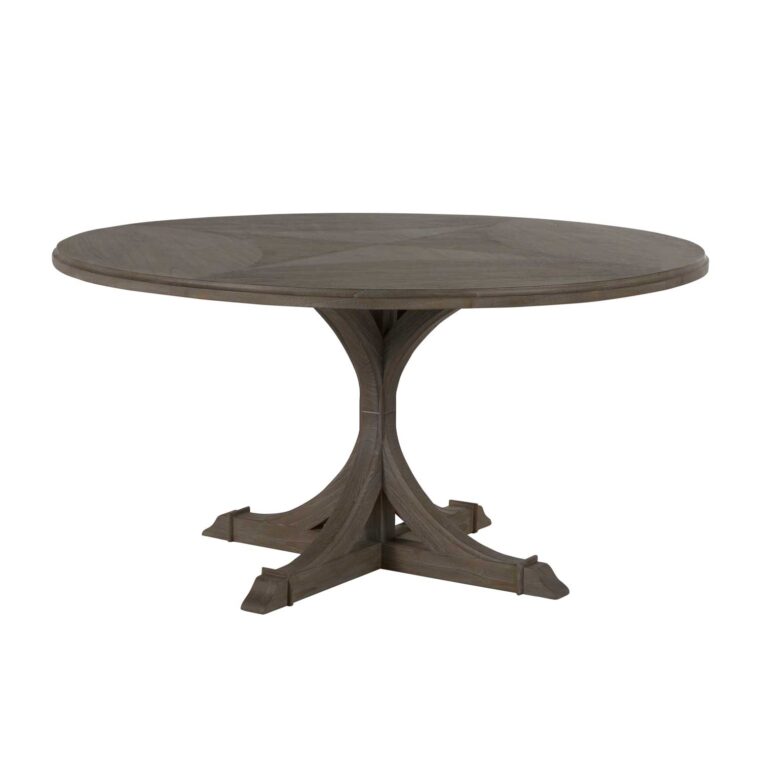 Round Dining Table- Gray