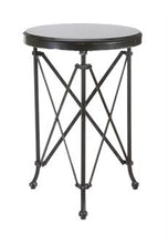 Round Table with Black Marble Top, Home Furnishings, Laura of Pembroke