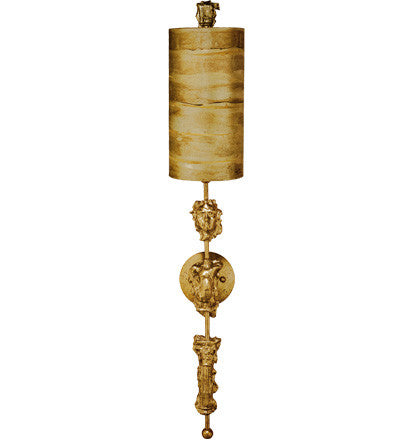 Gold Leaf Sconce, Lighting, Laura of Pembroke