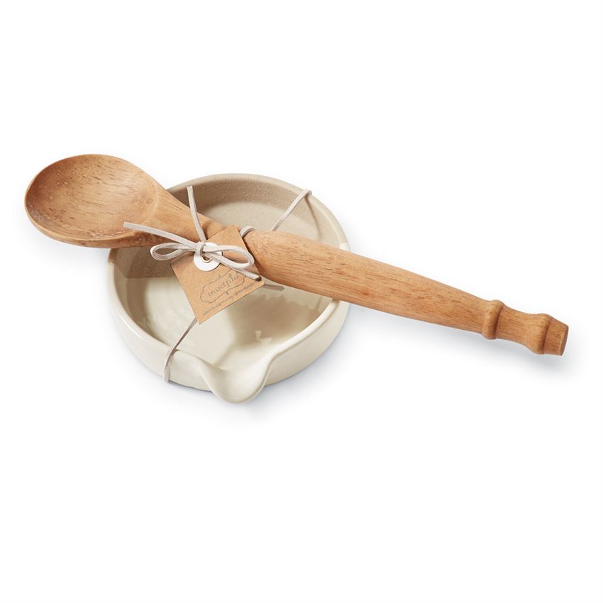 STONEWARE SPOON REST SET