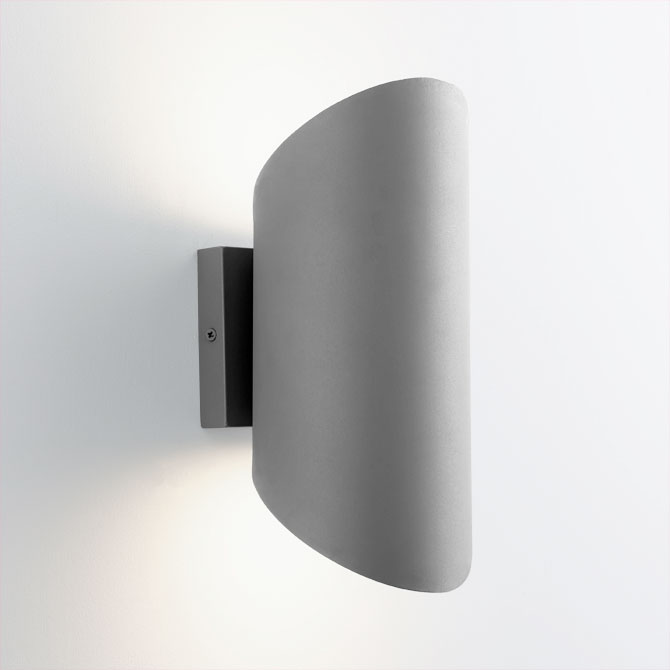 Scope Outdoor Sconce - Grey - Lighting - Laura of Pembroke