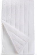 White Mink Faux Fur Throw