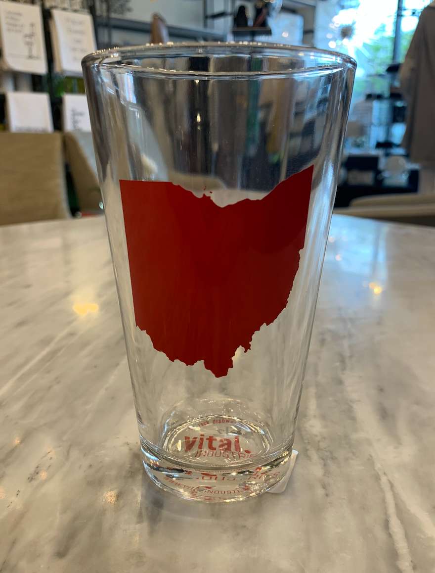 Ohio Beer Glass