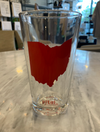 Ohio Beer Glass
